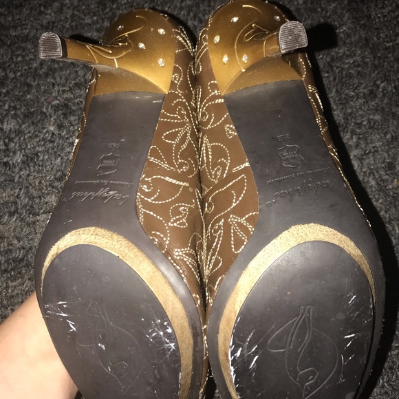 Babyphat size 8.5 peep toe heels - Picture 3 of 5